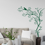 Wall Stickers: Floral Columbidae 2