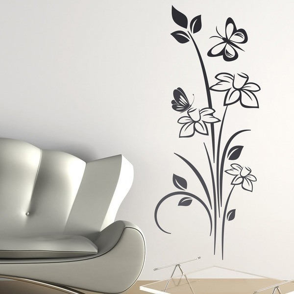 Wall Stickers: Floral Nelumbo