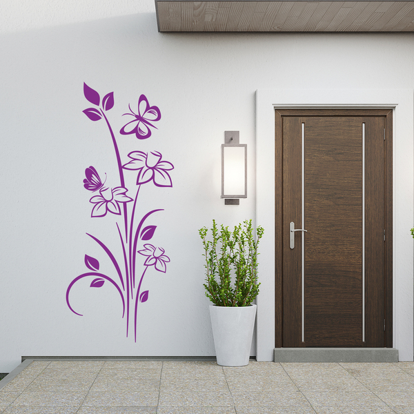 Wall Stickers: Floral Nelumbo