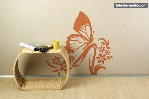 Butterfly and Blossoms Decal 2/2