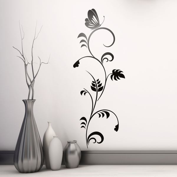 Floral Vine with Butterfly 1/1