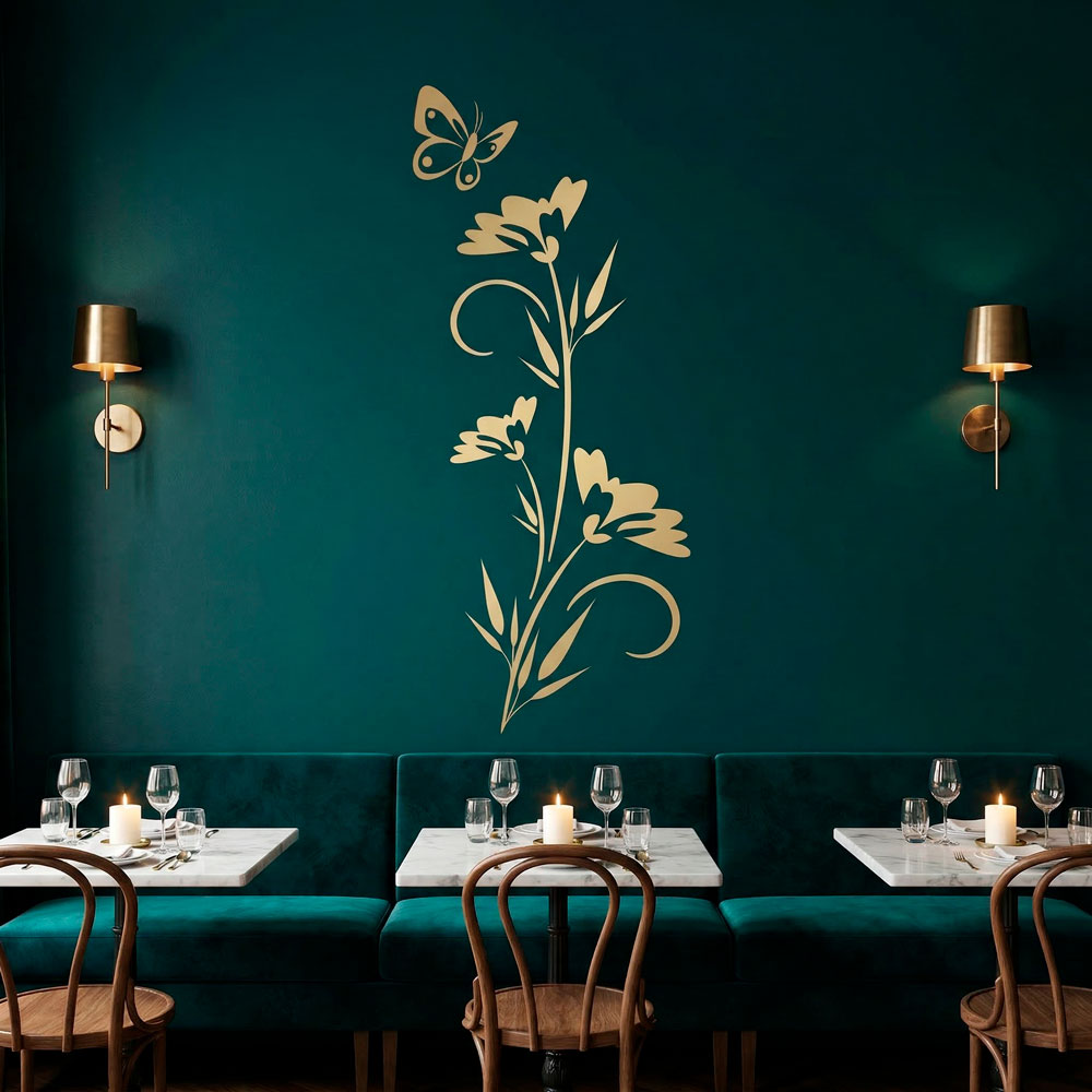 Wall Stickers: Floral Hathor