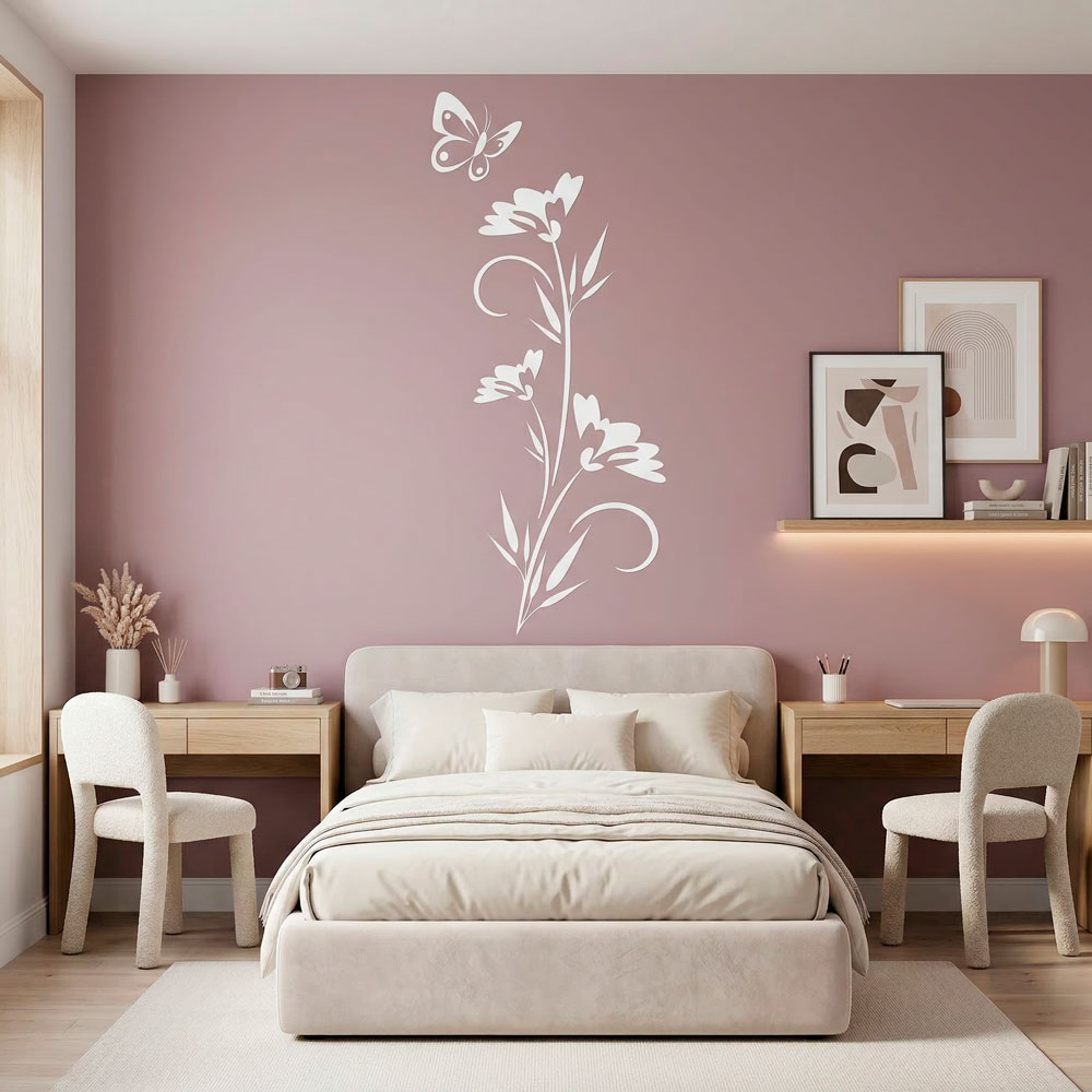 Wall Stickers: Floral Hathor