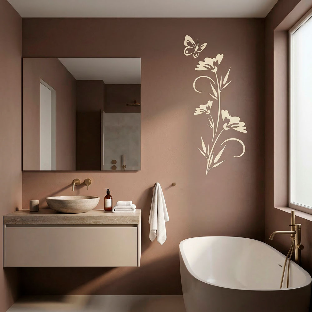 Wall Stickers: Floral Hathor