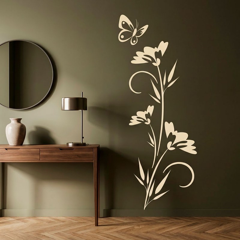 Butterfly Flower Branch 22
