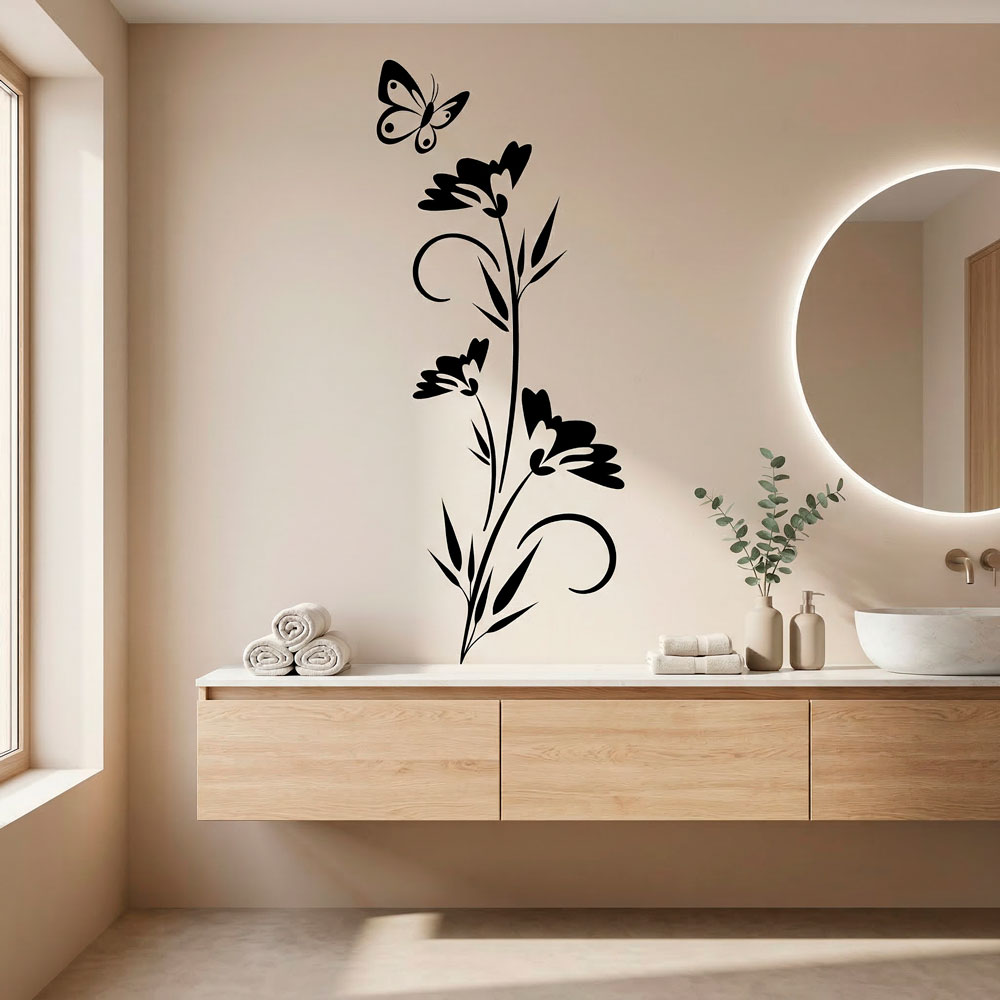 Wall Stickers: Floral Hathor