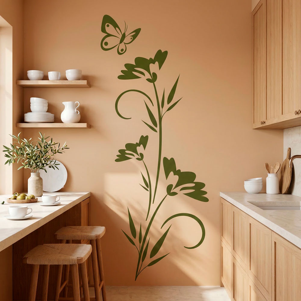 Wall Stickers: Floral Hathor