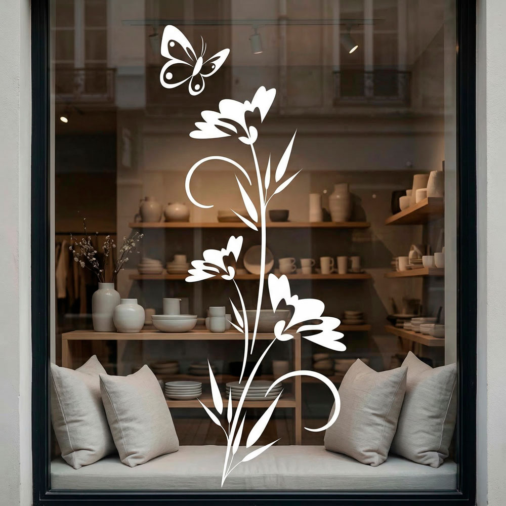 Wall Stickers: Floral Hathor