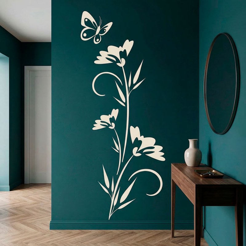 Butterfly Flower Branch 32