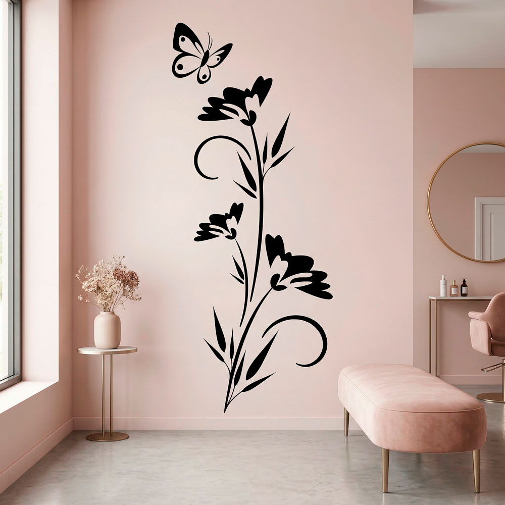 Wall Stickers: Floral Hathor