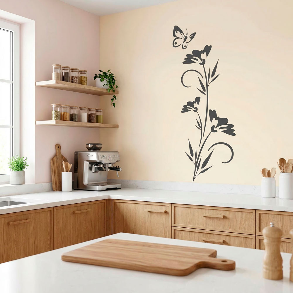 Wall Stickers: Floral Hathor