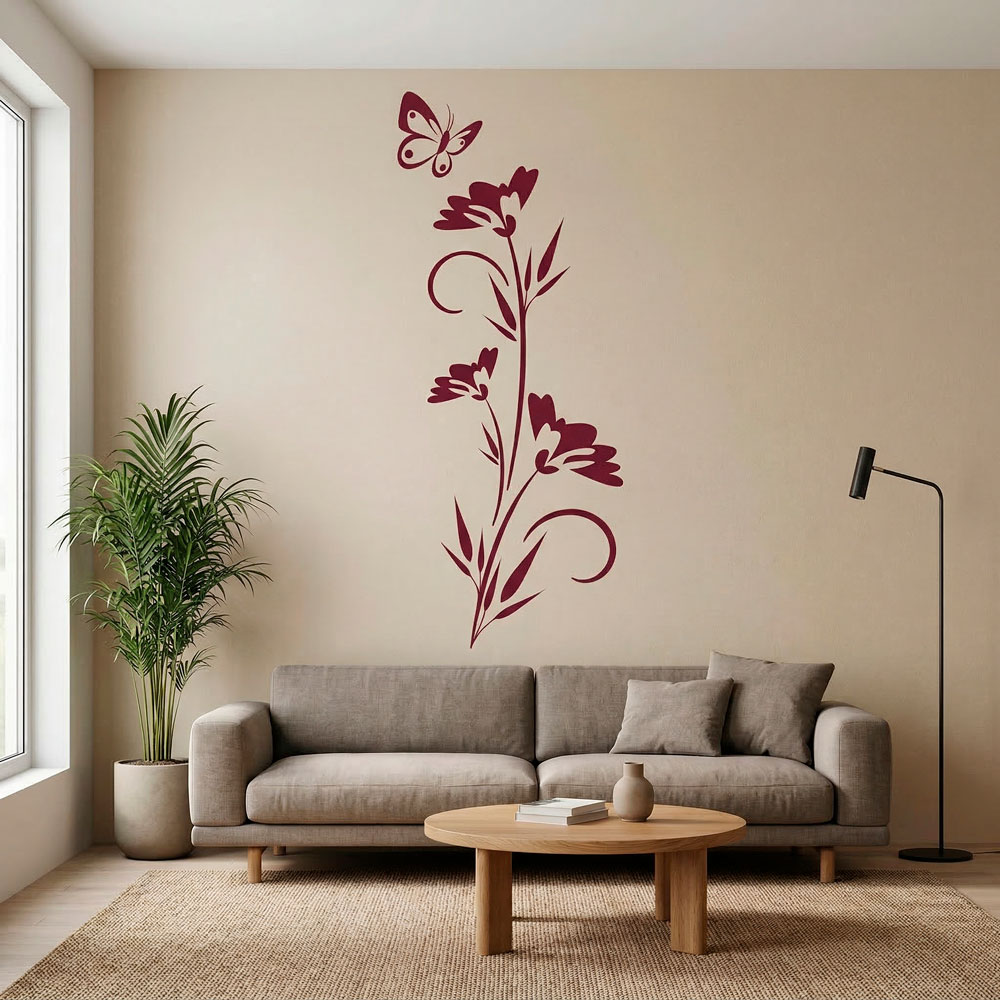 Wall Stickers: Floral Hathor
