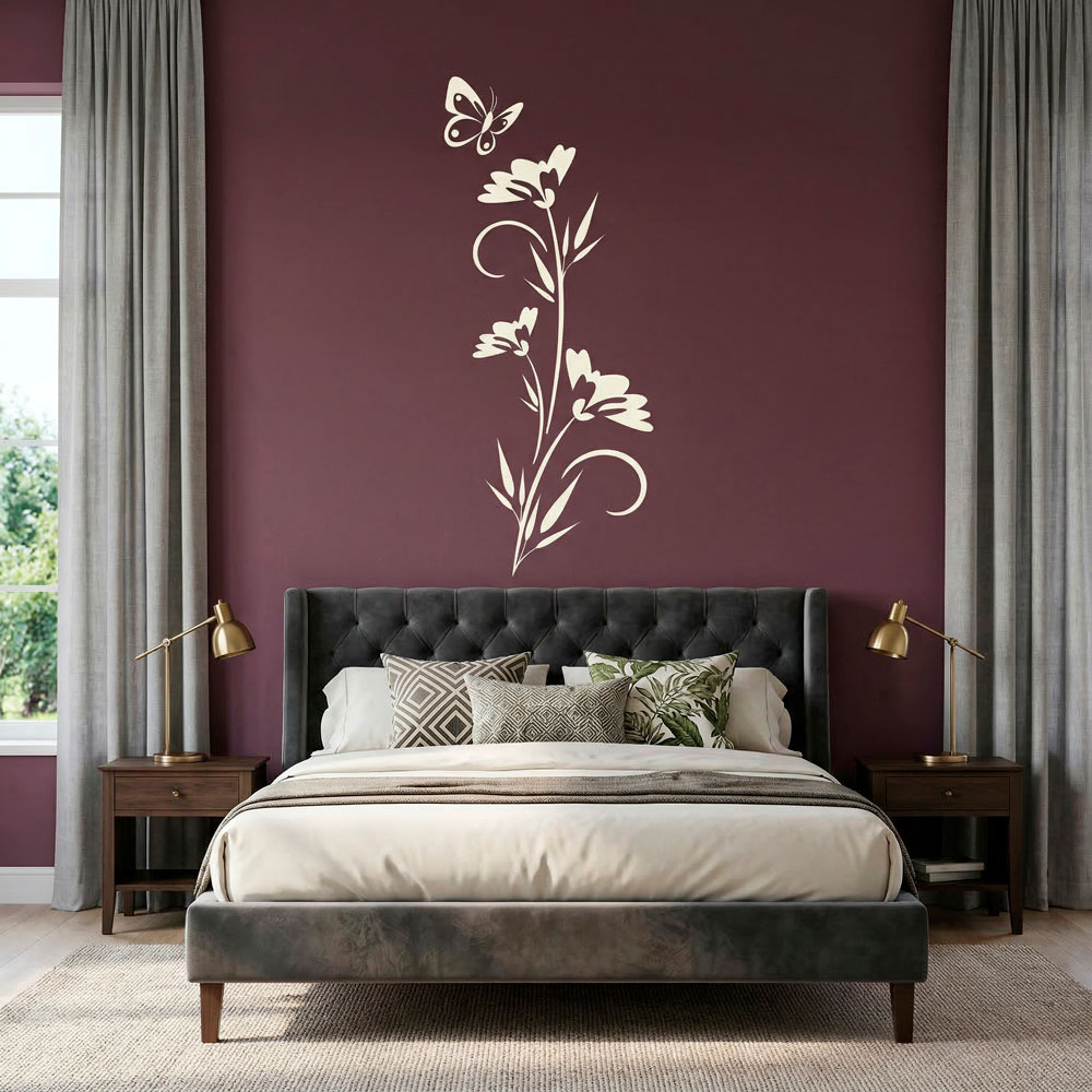 Wall Stickers: Floral Hathor