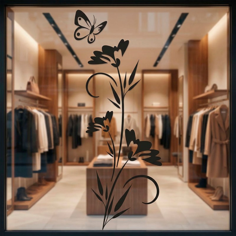 Butterfly Flower Branch 8