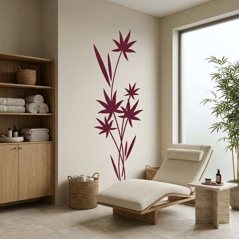 Wall Stickers: Wild Grass Plant