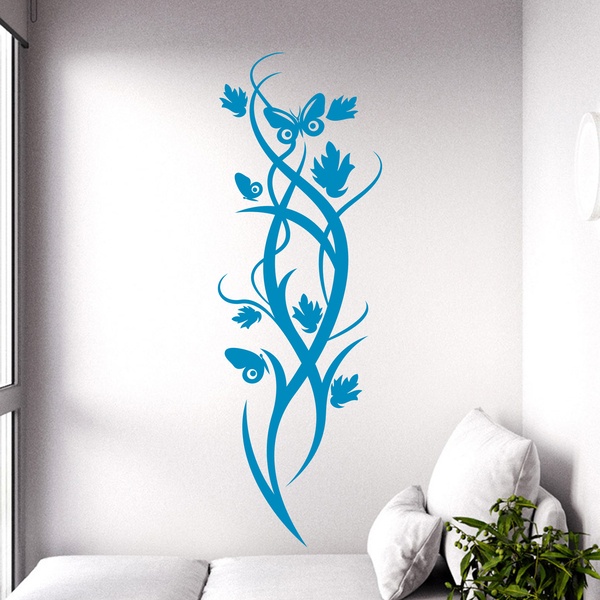 Wall Stickers: Vertical Floral