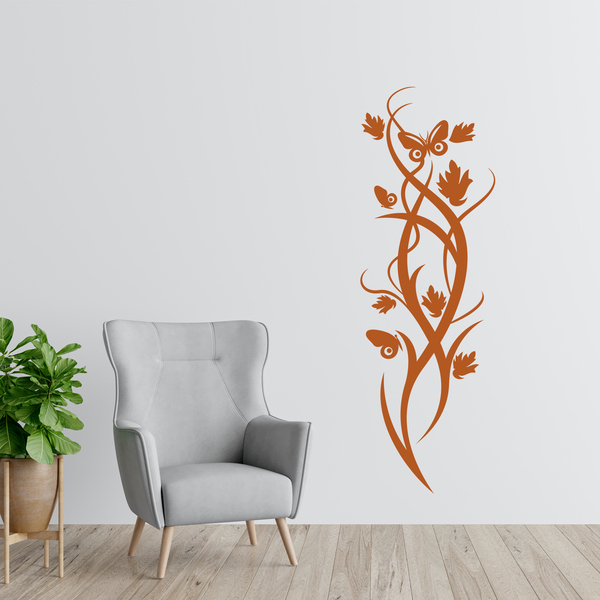 Wall Stickers: Vertical Floral