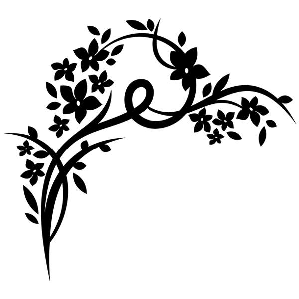 Wall Stickers: Floral Berne