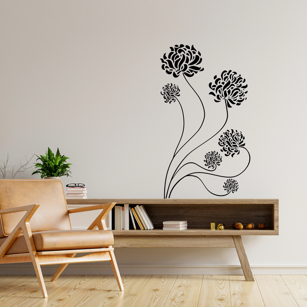 Wall Stickers: Adonis floral