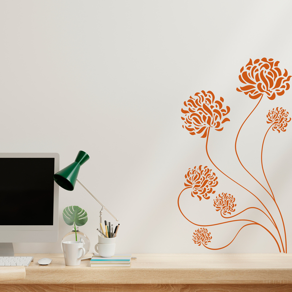 Wall Stickers: Adonis floral