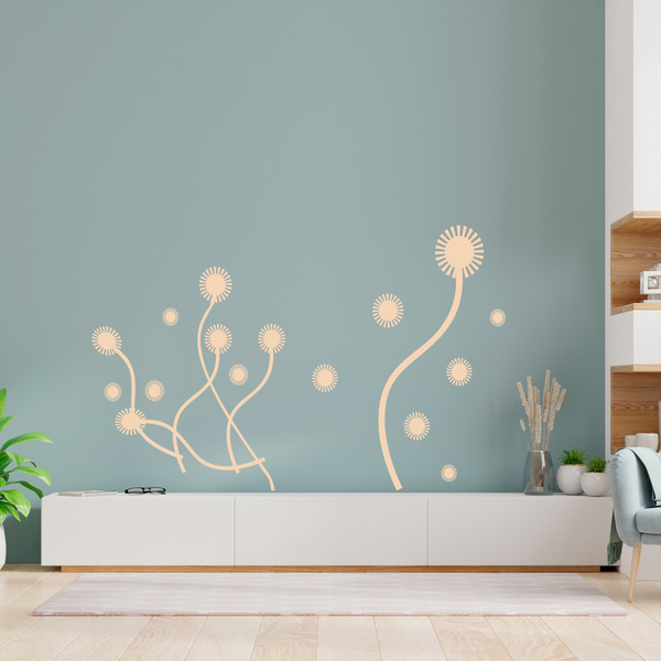 Dandelion Flowers Wall Decal 3