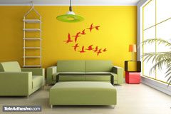 Wall Stickers: Flock of pelicans 2