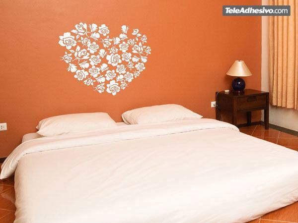 Wall Stickers: Heart of roses