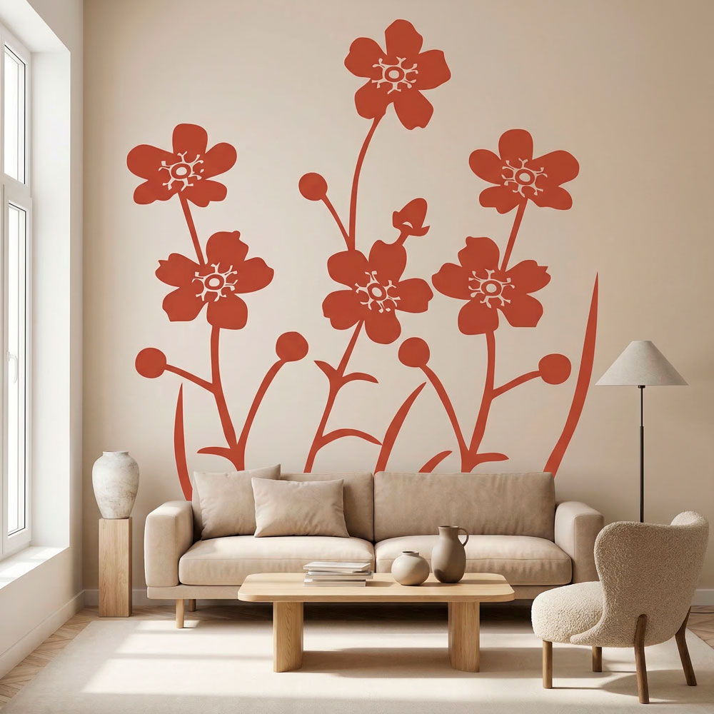 Wall Stickers: Acalia Floral