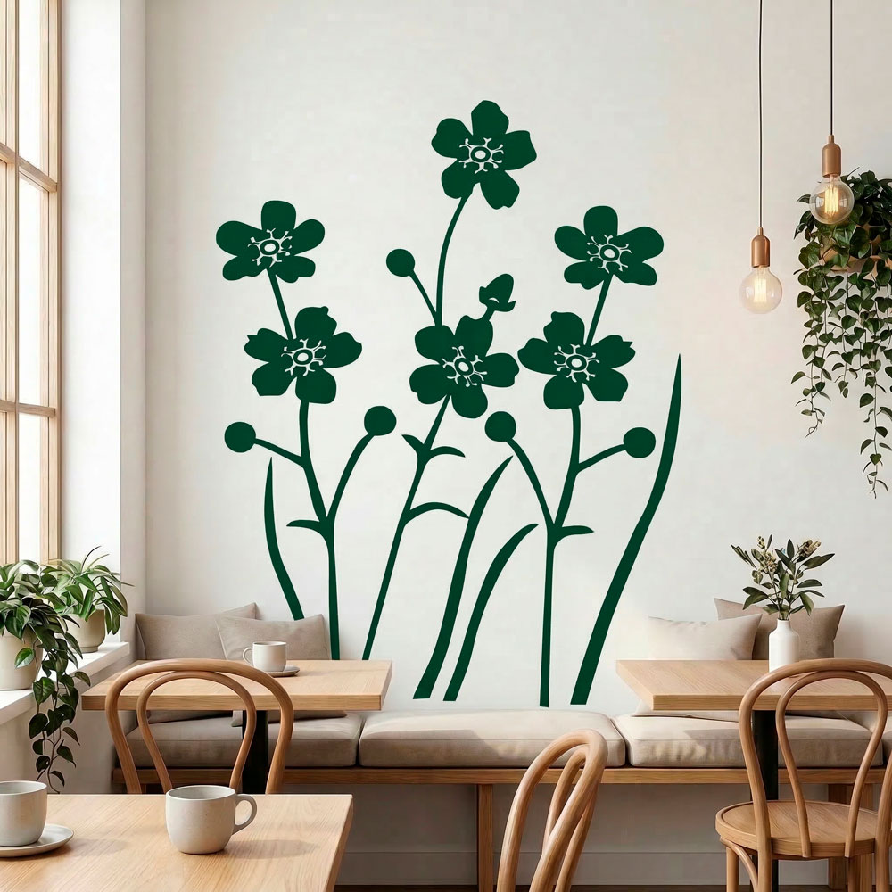 Wall Stickers: Acalia Floral