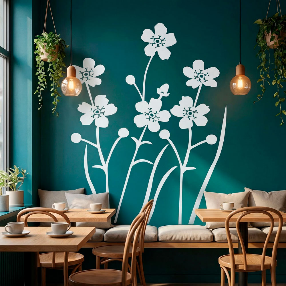 Wall Stickers: Acalia Floral