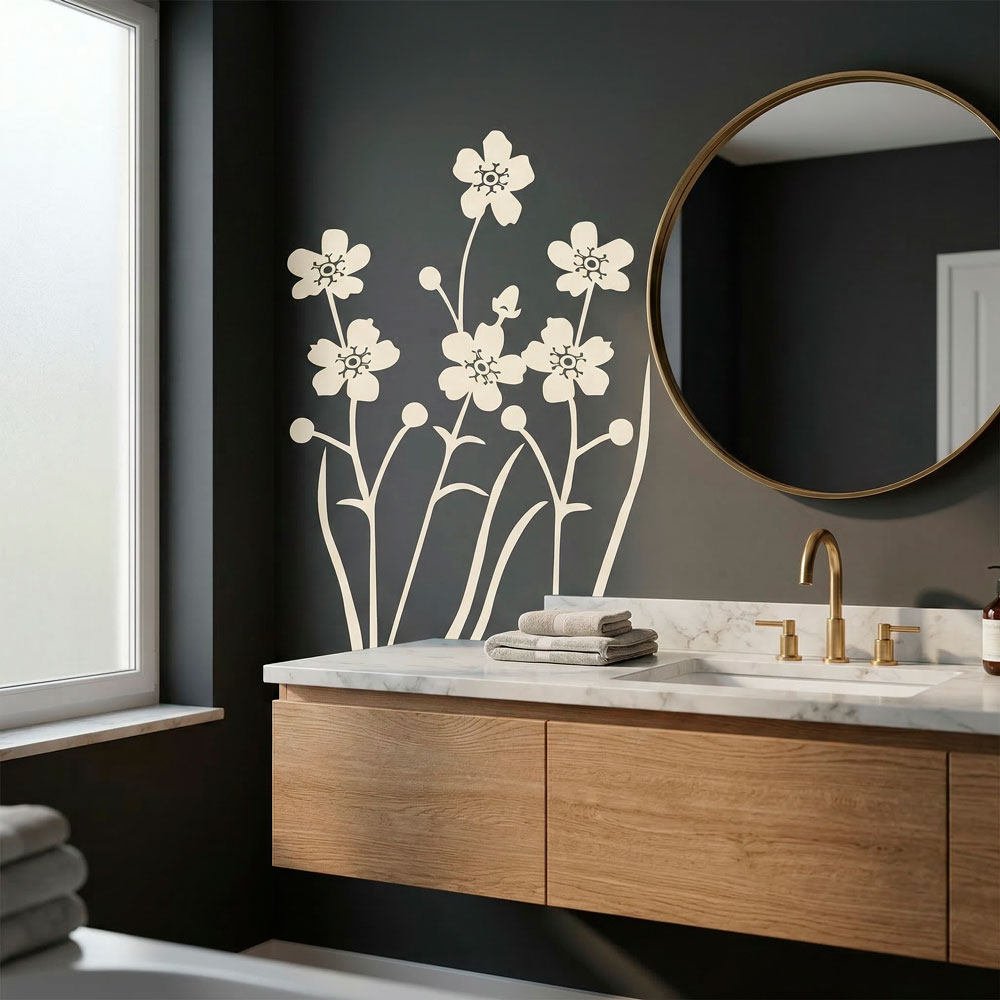 Wall Stickers: Acalia Floral