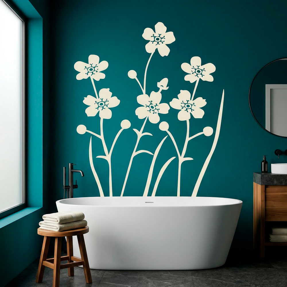 Wall Stickers: Acalia Floral