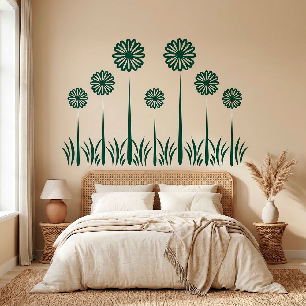 Wall Stickers: Floral Sunflowers