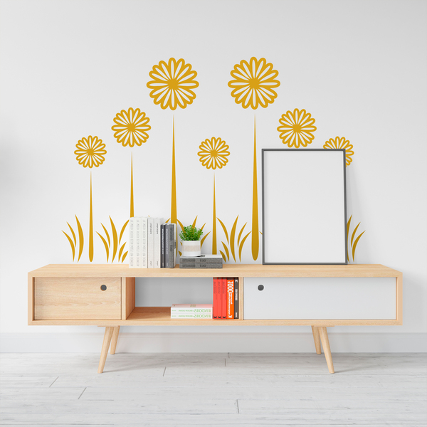 Wall Stickers: Floral Sunflowers