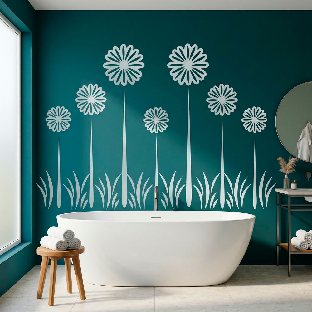 Wall Stickers: Floral Sunflowers