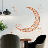 Wall Stickers: Ornamental Moon 4