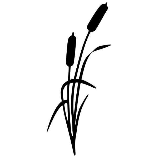 Wall Stickers: Cattails Wall Decal
