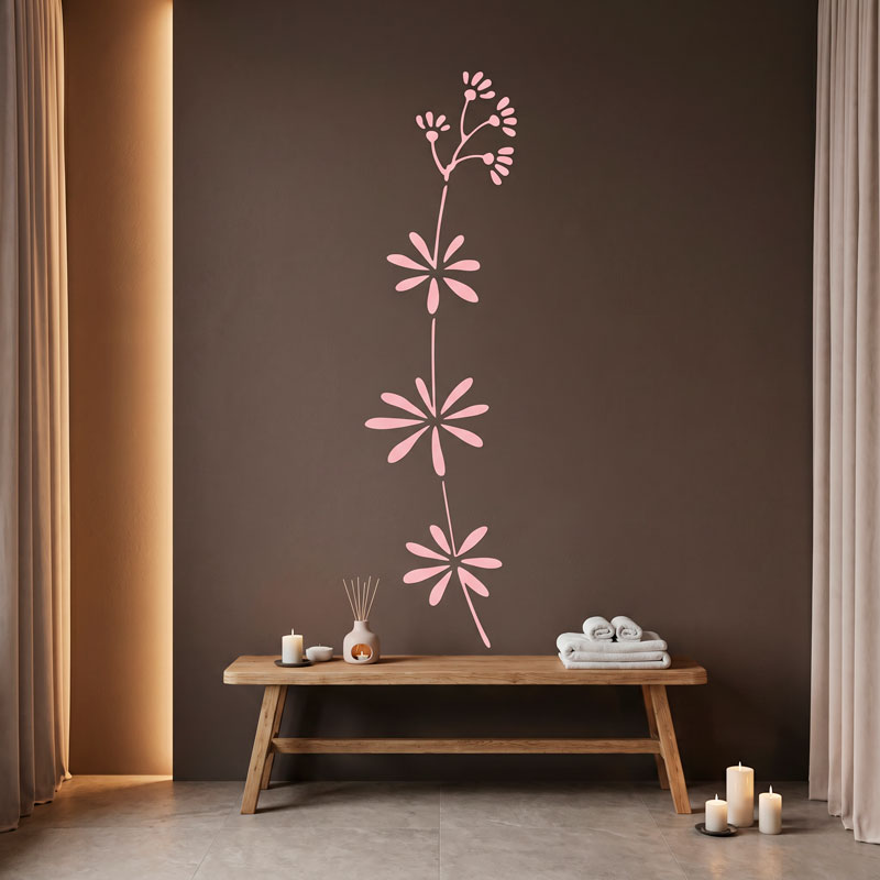 Wall Stickers: Daisy Flower Stem