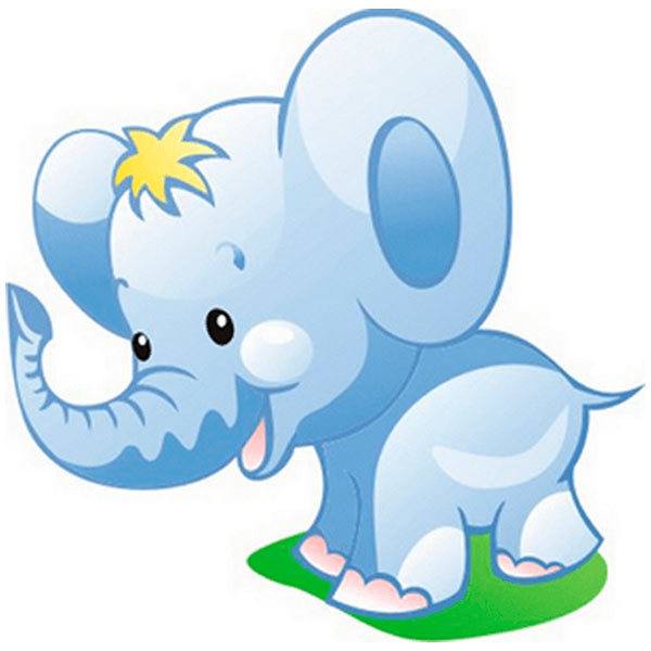 Stickers for Kids: Elephant puppy