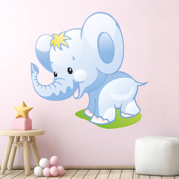 Stickers for Kids: Elephant puppy