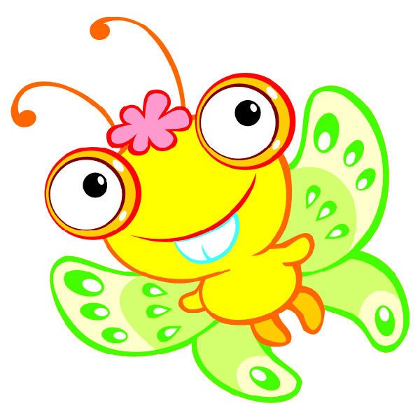 Stickers for Kids: Mariposa