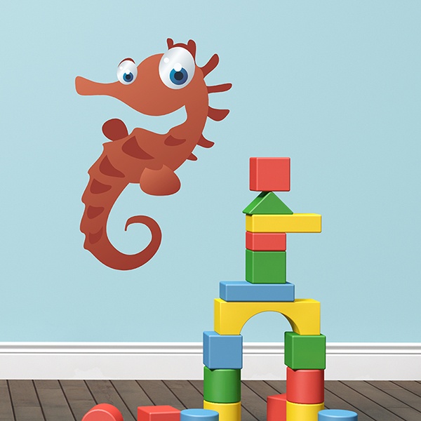 Stickers for Kids: Little seahorse