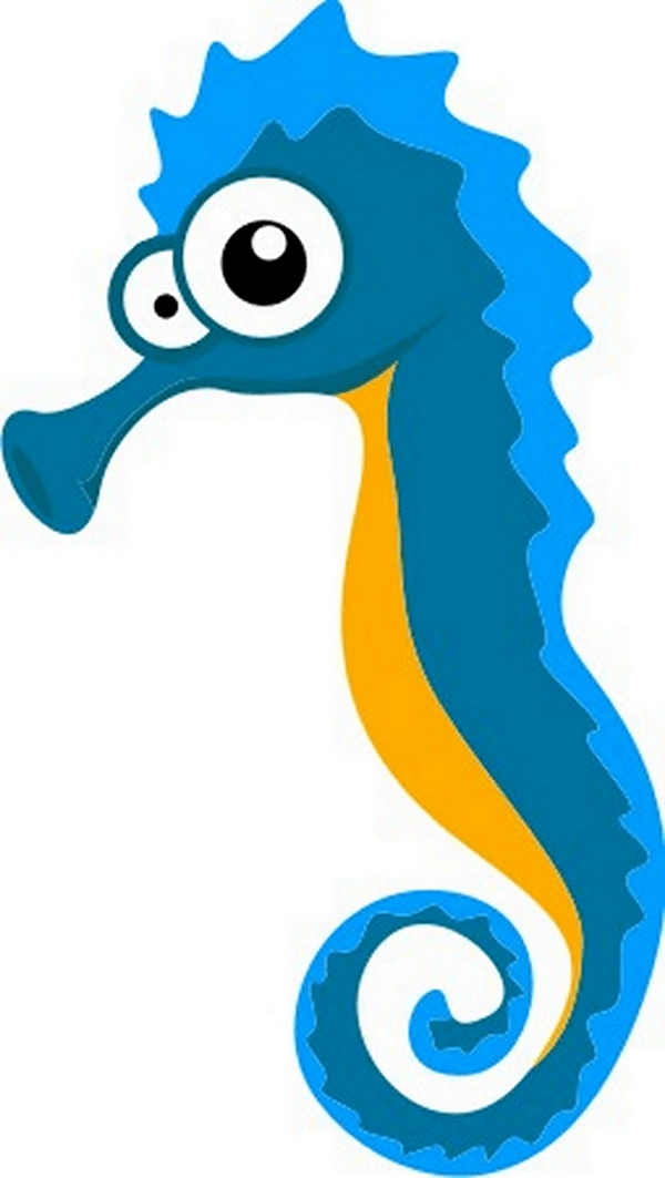 Stickers for Kids: Seahorse