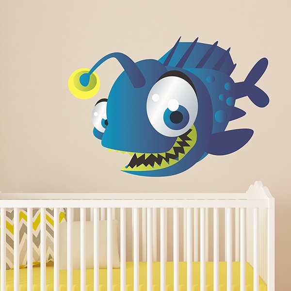 Stickers for Kids: Fish lantern