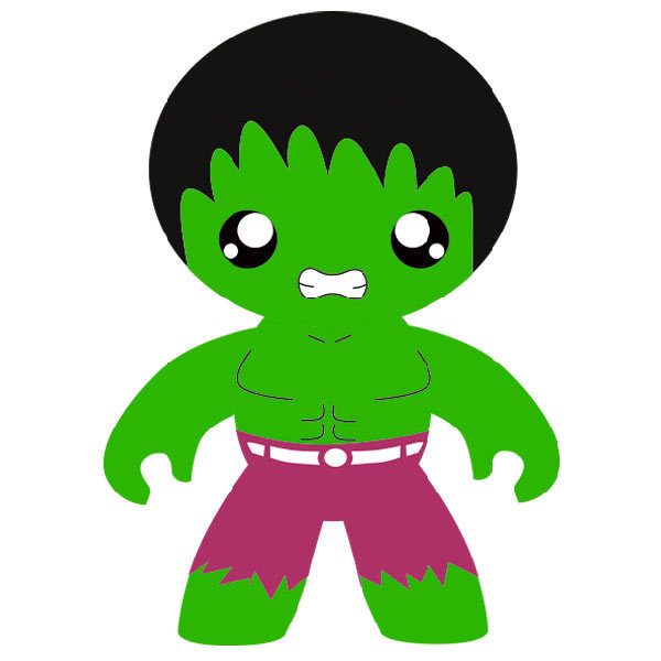 Stickers for Kids: Hulk child