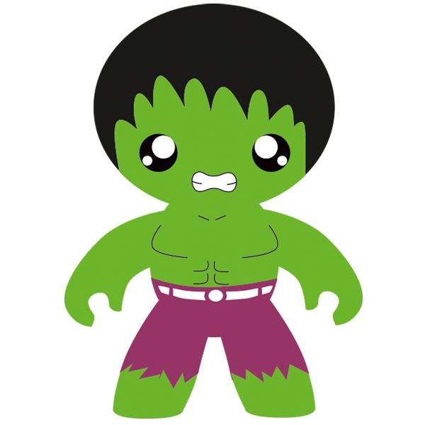 Stickers for Kids: Hulk child