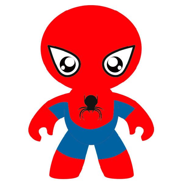 Stickers for Kids: Child Spiderman