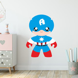 Stickers for Kids: Captain America child 3