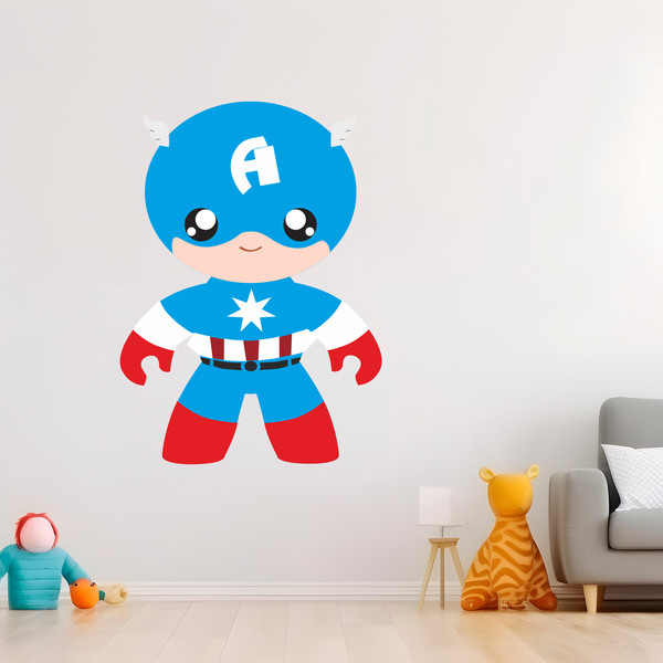 Stickers for Kids: Captain America child