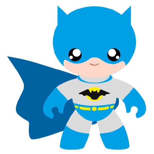 Stickers for Kids: Batman Blue